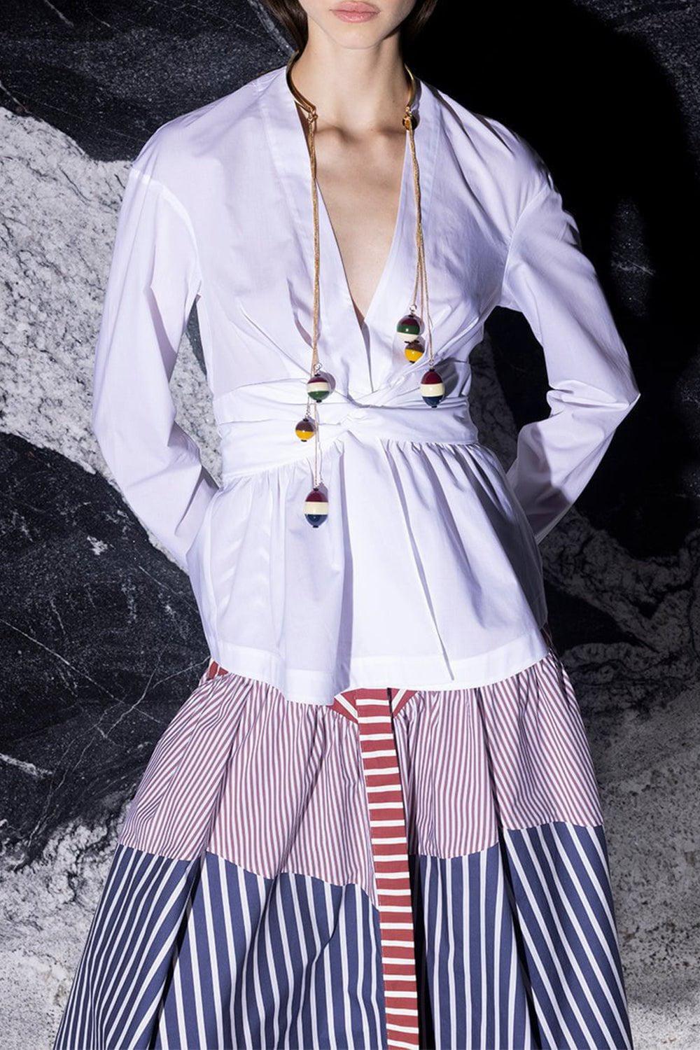 SILVIA TCHERASSI-Saanvi Blouse - White-