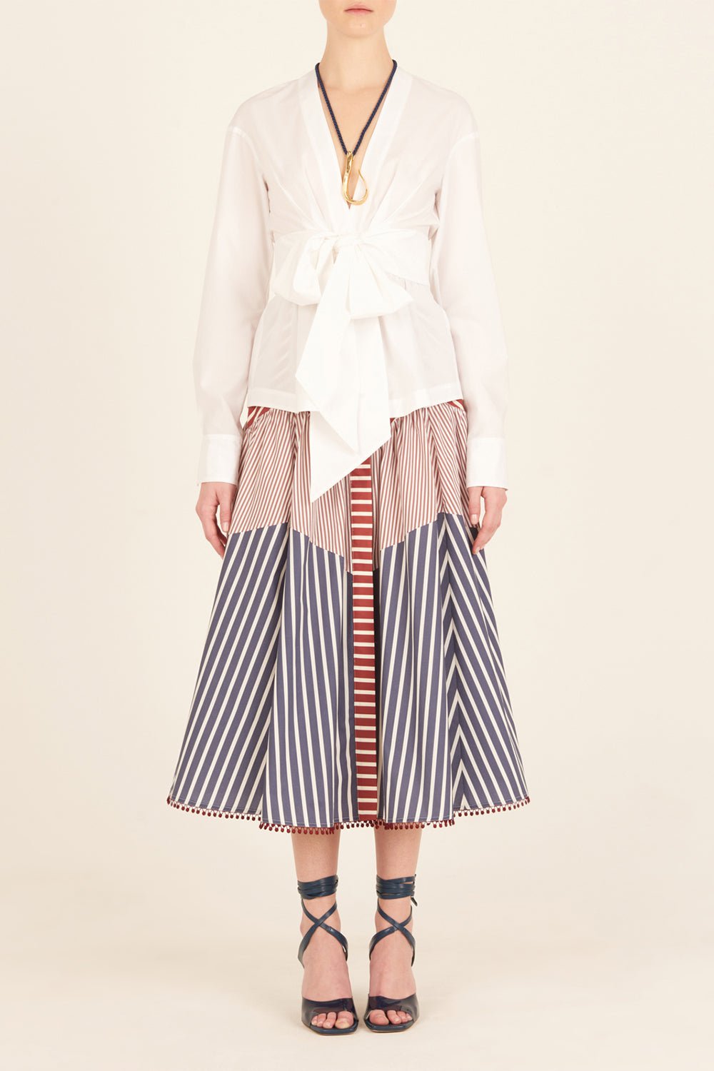 SILVIA TCHERASSI-Saanvi Blouse - White-