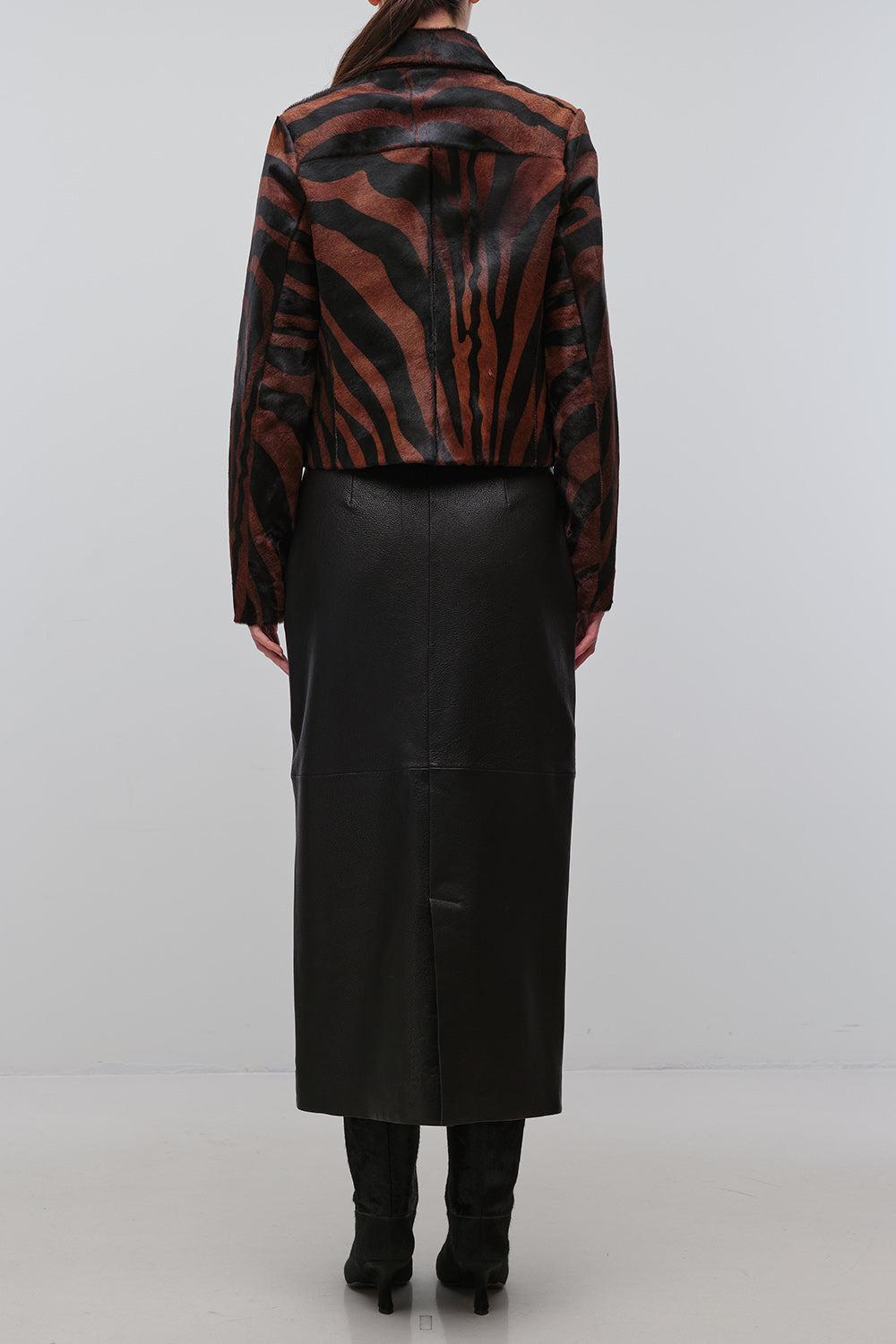 Daria Jacket - Zebra-NOVELTY-XS-CLOTHINGCOATLEATHER-SIMKHAI