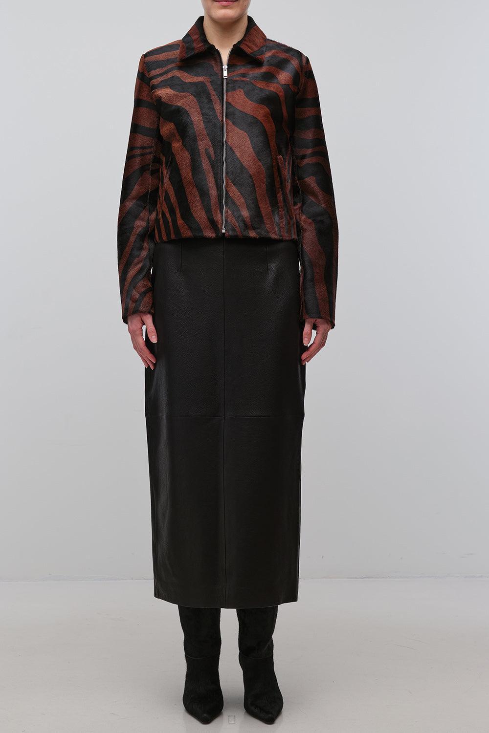 Daria Jacket - Zebra-NOVELTY-XS-CLOTHINGCOATLEATHER-SIMKHAI