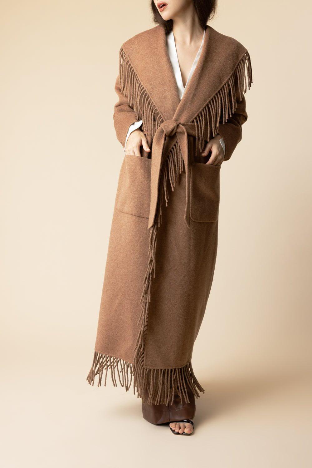 SIMKHAI-Carrie Coat-CAMEL