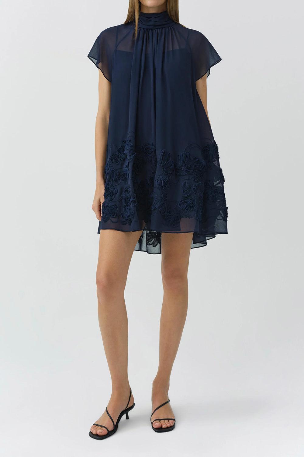 Aviel Mini Dress-BLACK-XS-CLOTHINGDRESSCASUAL-SIMKHAI