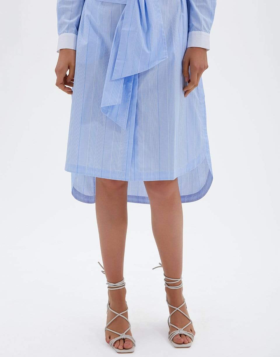 SIMKHAI-Carla Cotton Oxford Midi
Shirt Dress-