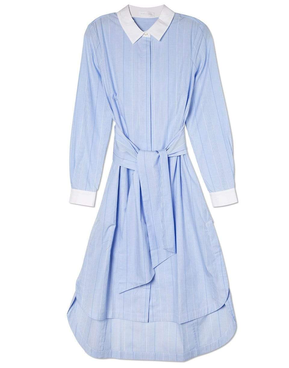 SIMKHAI-Carla Cotton Oxford Midi
Shirt Dress-