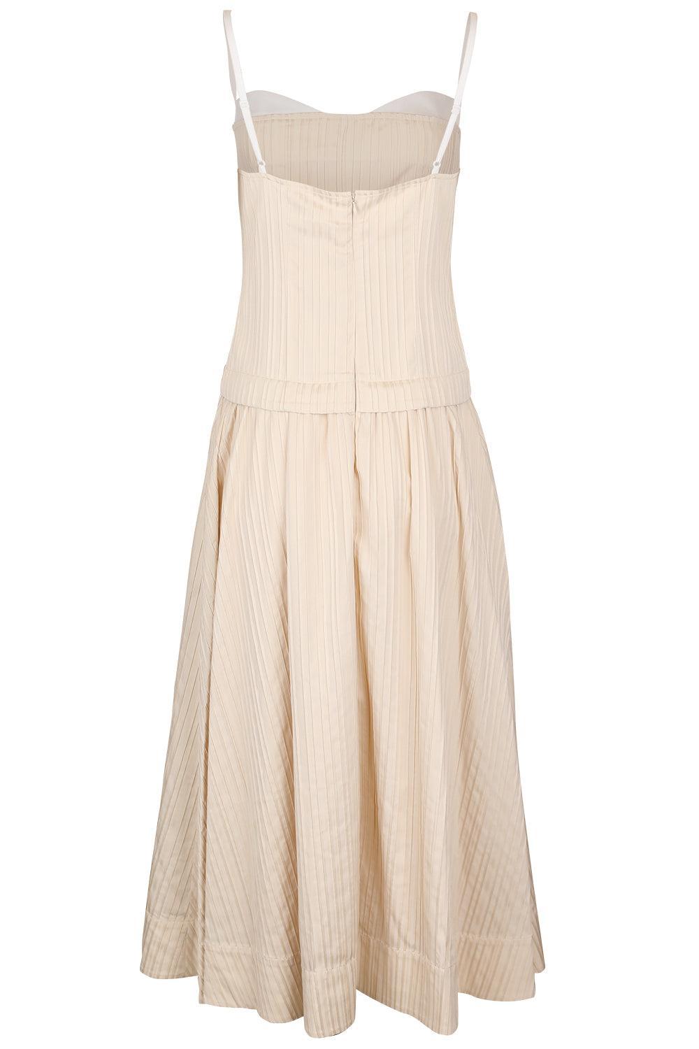Quinlin Bustier Midi Dress-BROWN-0-CLOTHINGDRESSCASUAL-SIMKHAI