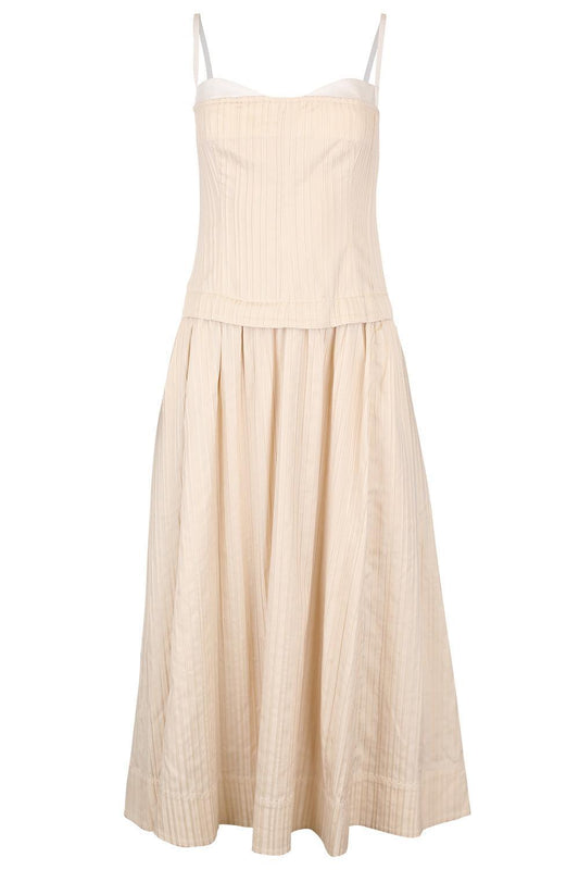 Quinlin Bustier Midi Dress-BROWN-0-CLOTHINGDRESSCASUAL-SIMKHAI