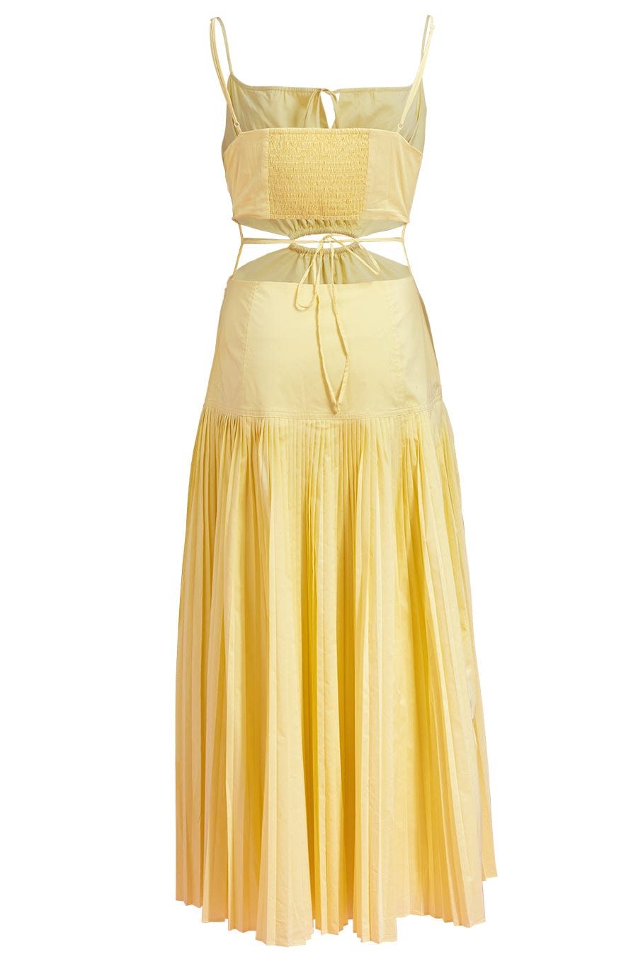 SIMKHAI-Rem Pleated Maxi Dress-