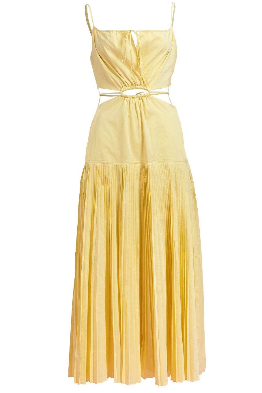 SIMKHAI-Rem Pleated Maxi Dress-