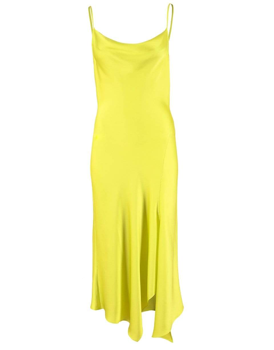 SIMKHAI-Nellie Woven Cowl Slip Dress-