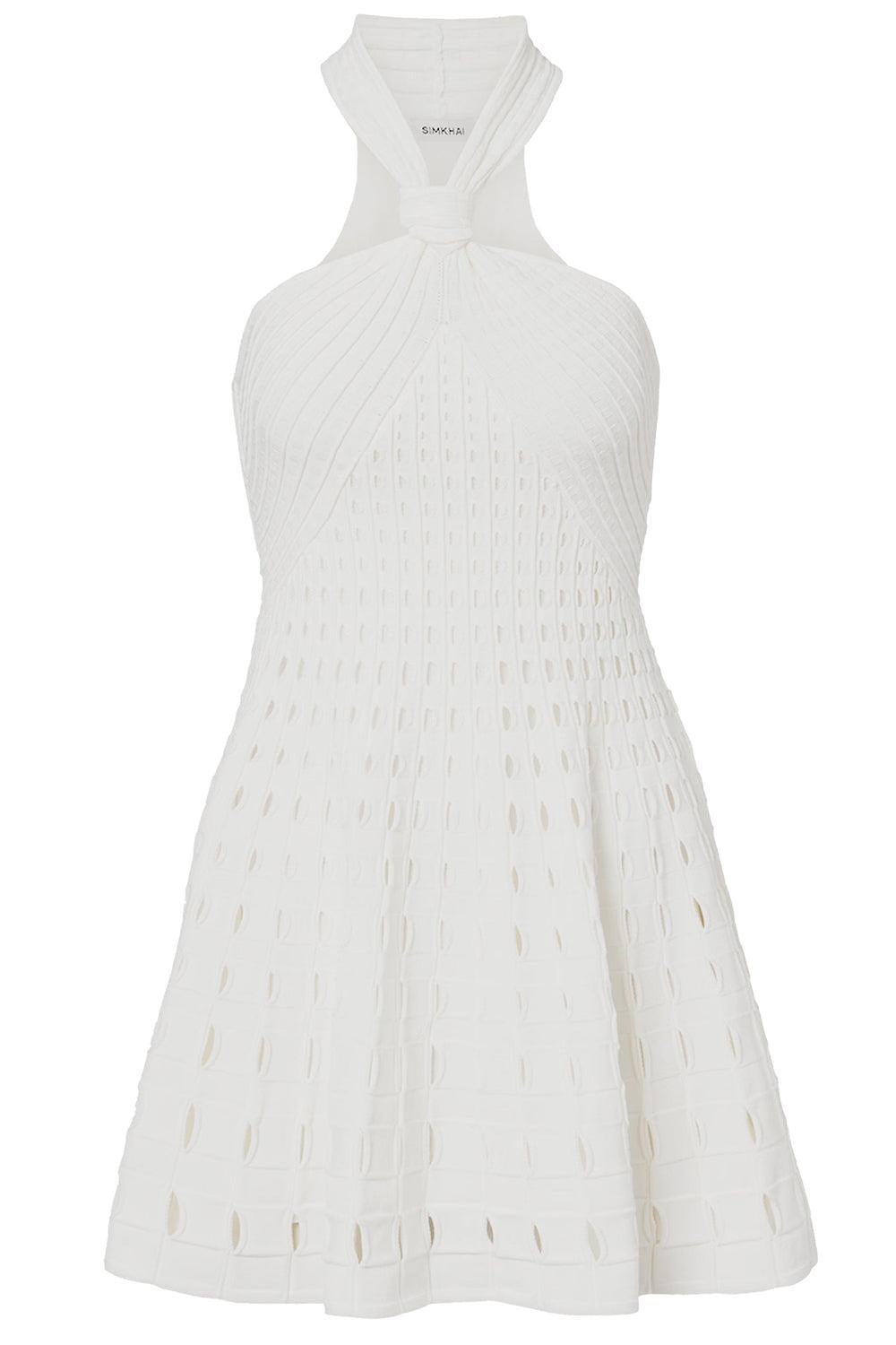 Jenna Mini Dress-CREAM-XS-CLOTHINGDRESSCASUAL-SIMKHAI