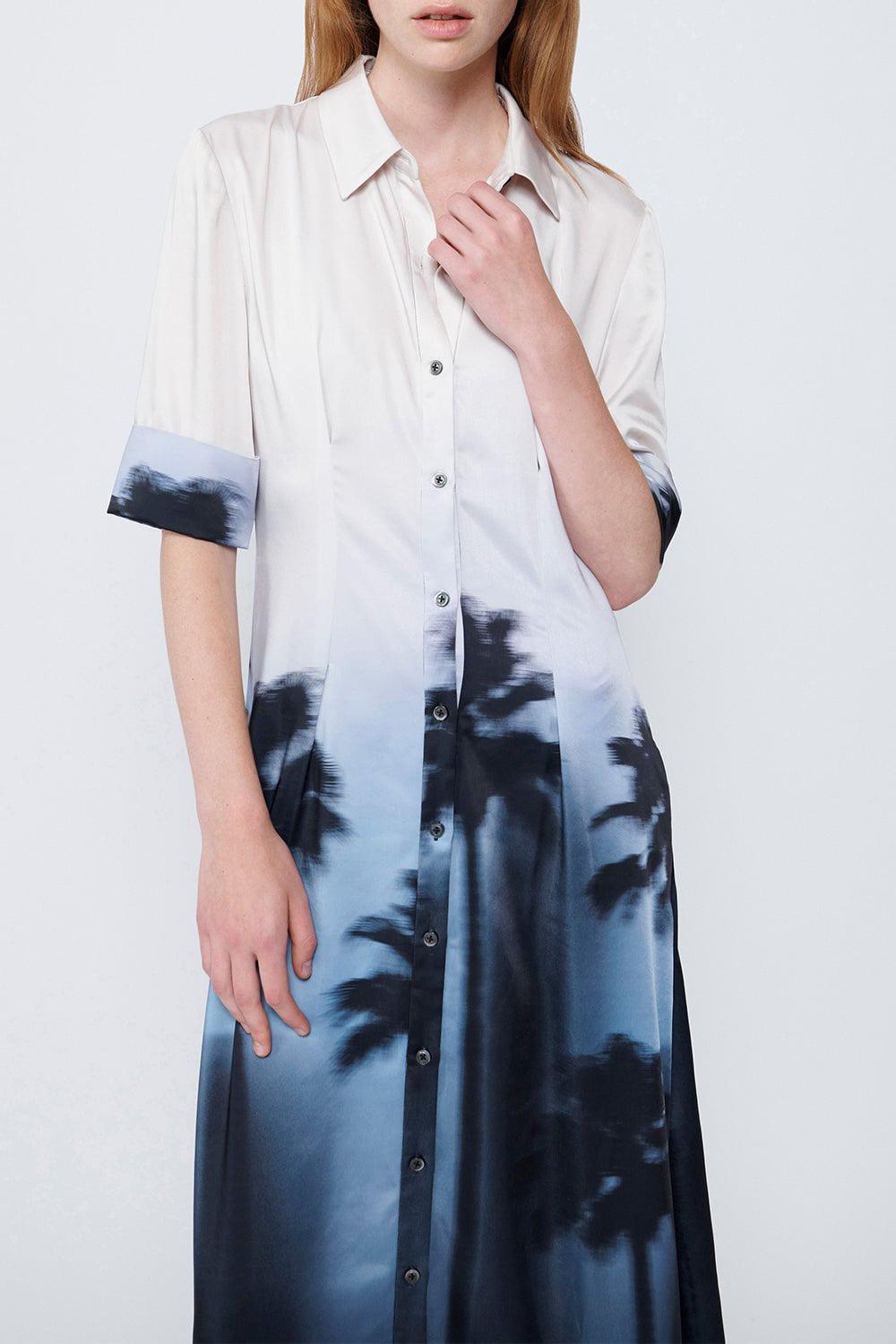 SIMKHAI-Claudine Shirt Dress-