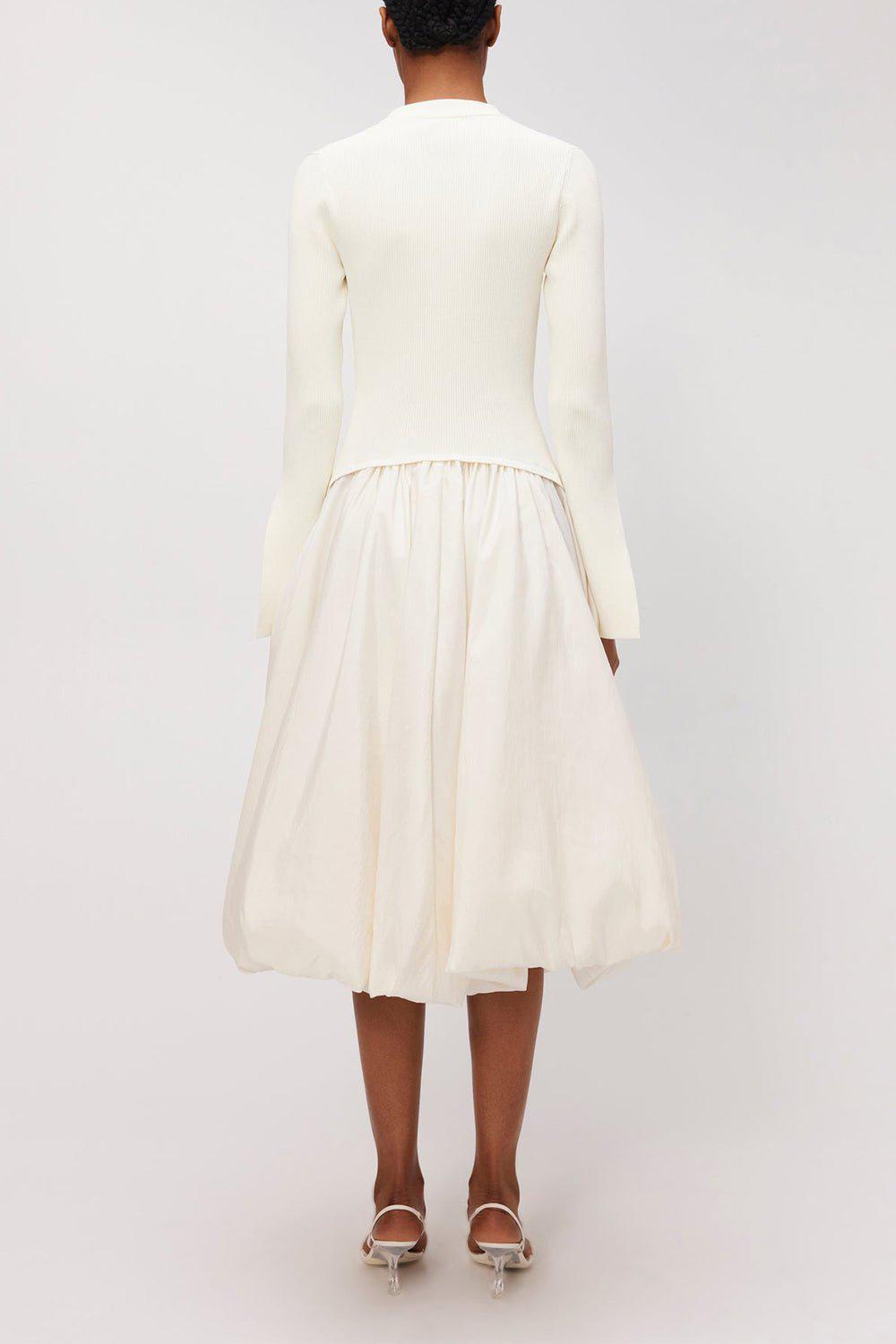 SIMKHAI-Kenlie Dress - Ivory-
