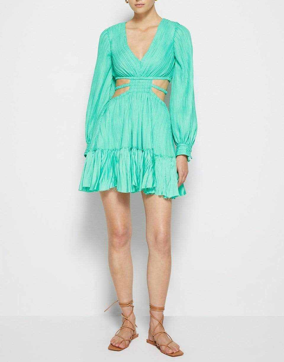 SIMKHAI-Londyn Mushroom Pleat Dress-