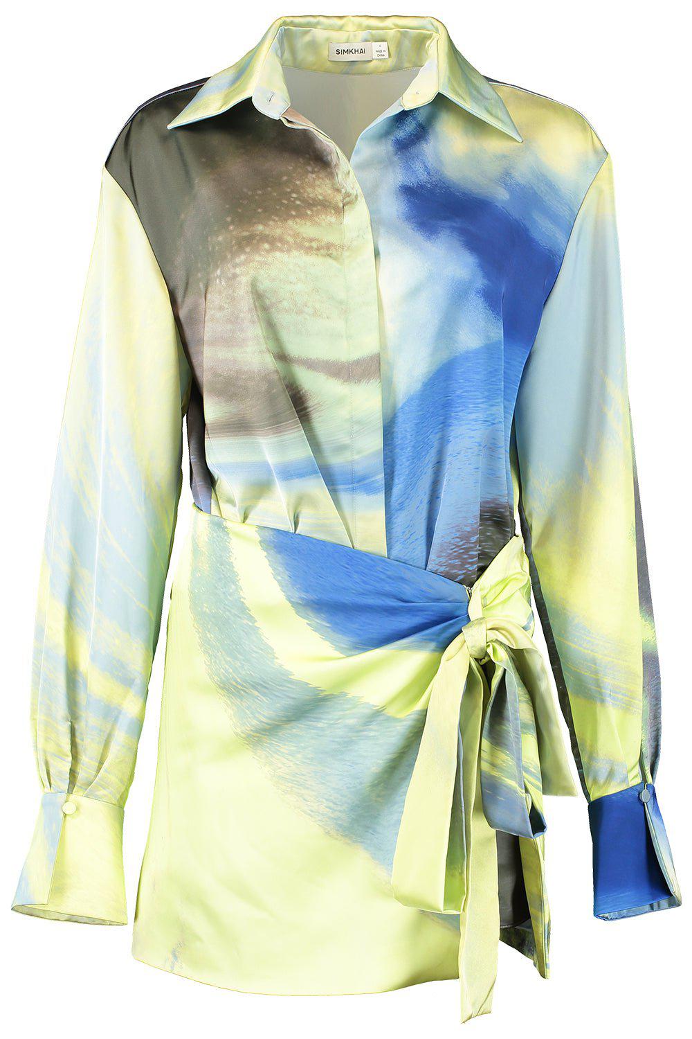 SIMKHAI-Lanie Shirt Dress-