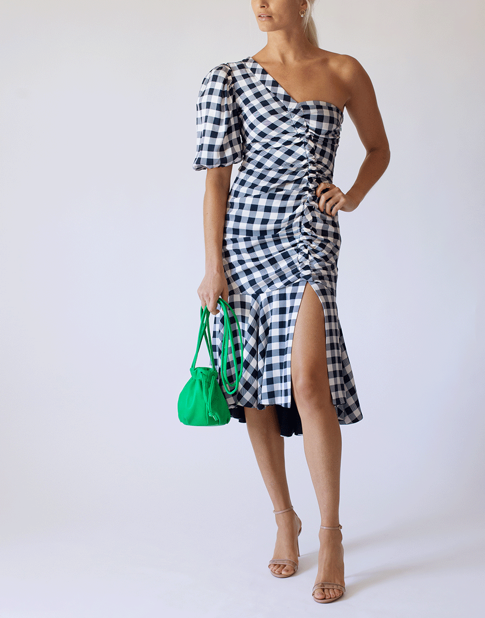 SIMKHAI-Lux Twill One Sleeve Dress-