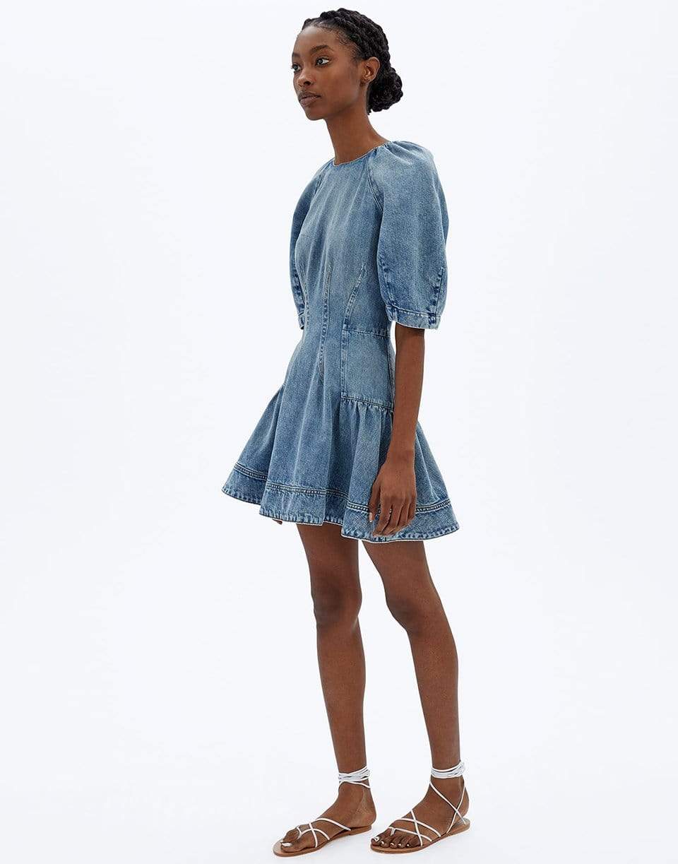 SIMKHAI-Holland Denim Mini Dress-