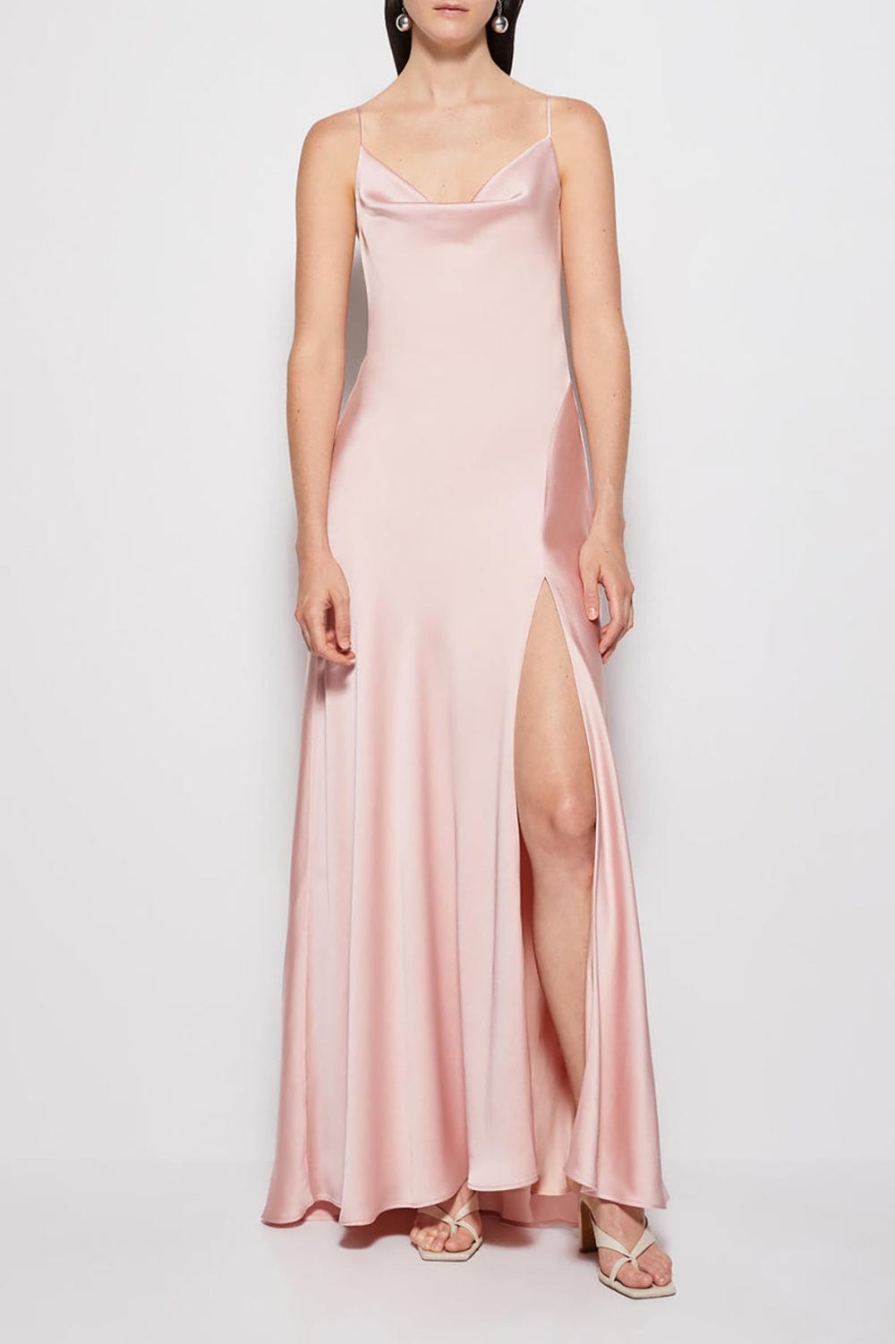 SIMKHAI-Nellie Cowl Slip Dress-