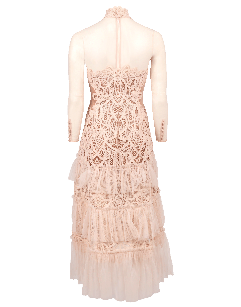 SIMKHAI-Threaded Lace and Tulle Dress-