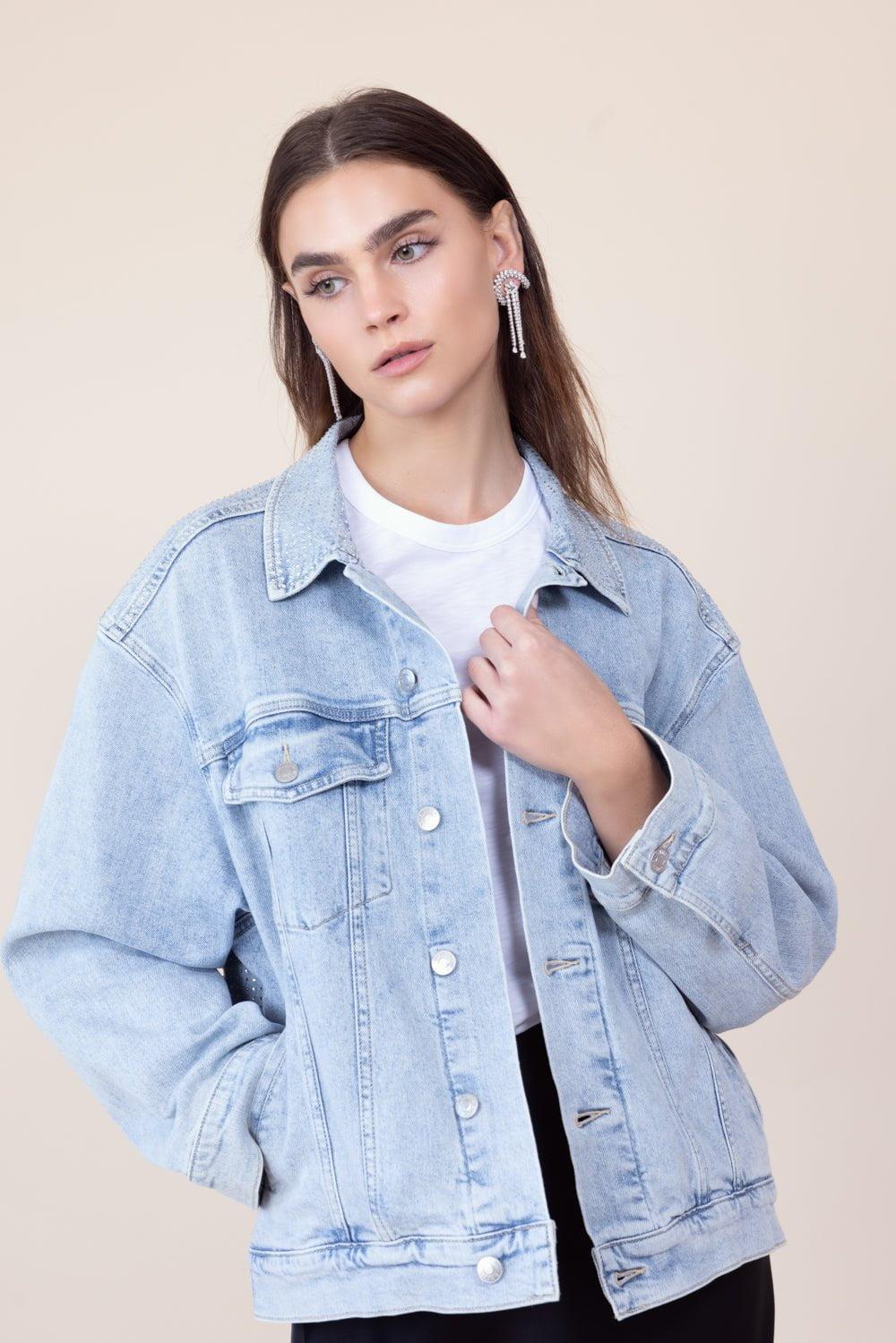 SIMKHAI-Lambert Denim Jacket-