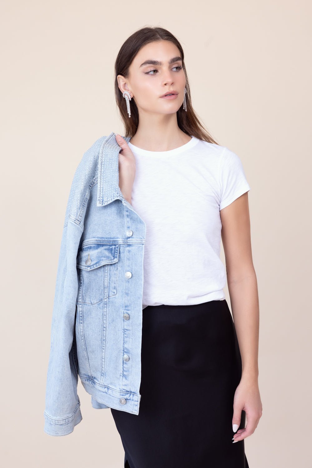 SIMKHAI-Lambert Denim Jacket-