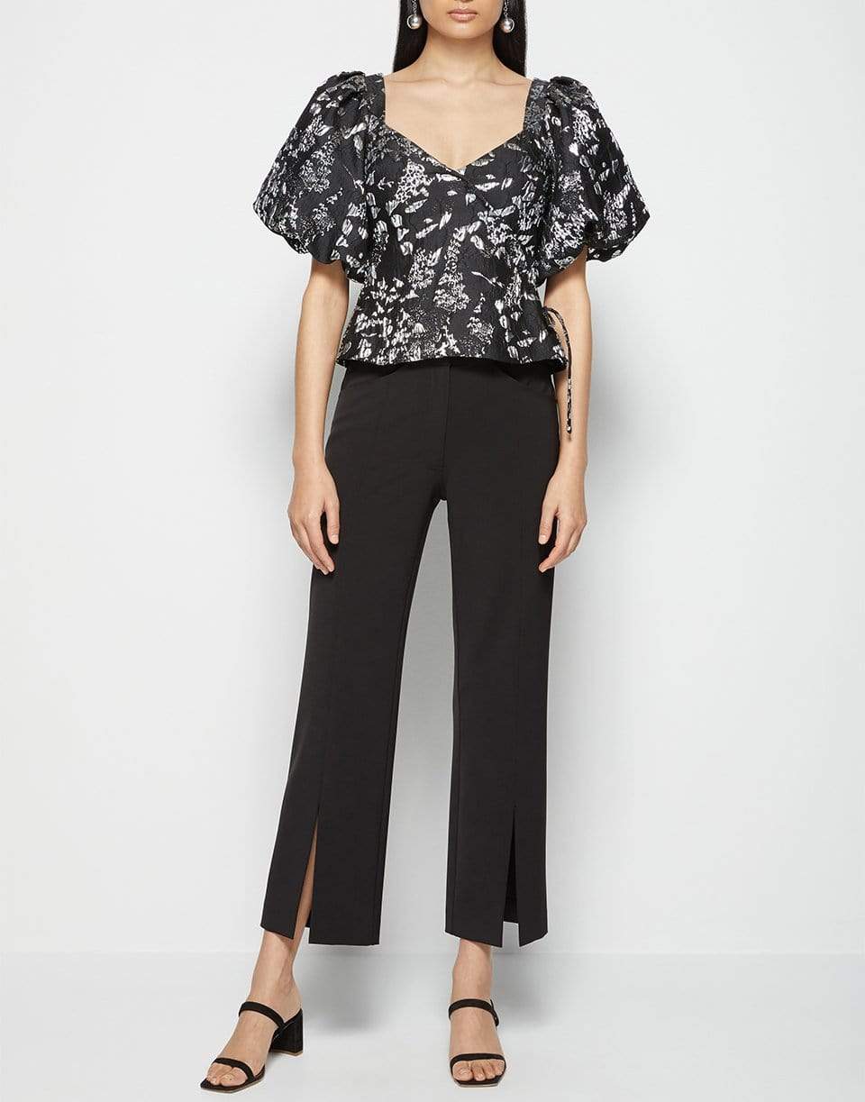 SIMKHAI-Ivy Eco-Twill Pant - Black-