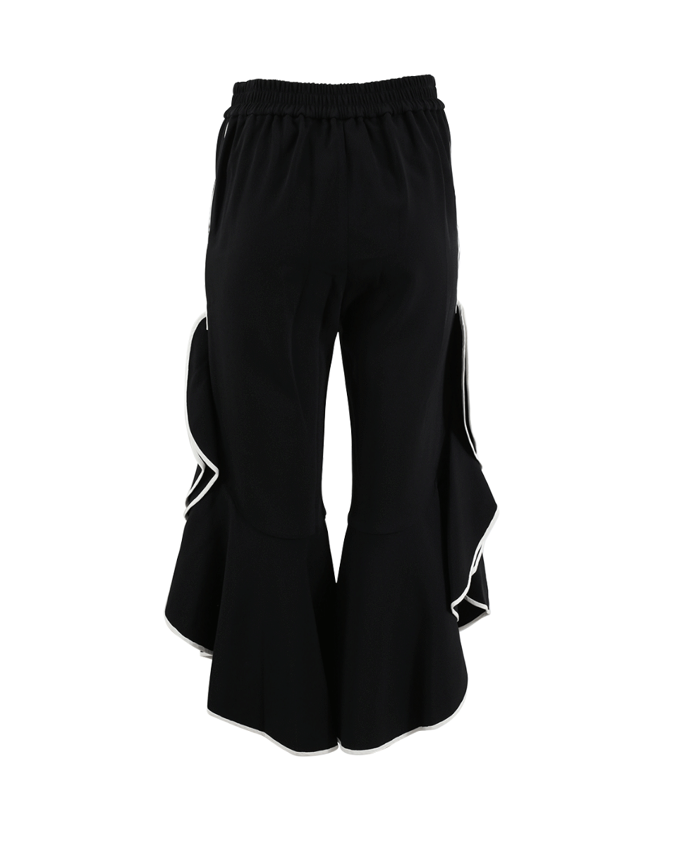 SIMKHAI-Ruffle Cropped Pant-