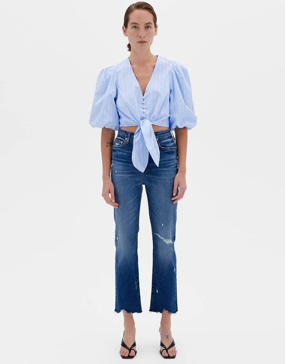 SIMKHAI-River High Rise Straight Jean-