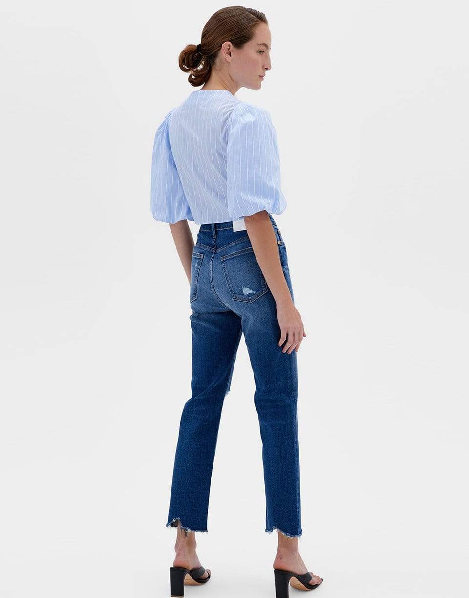 SIMKHAI-River High Rise Straight Jean-