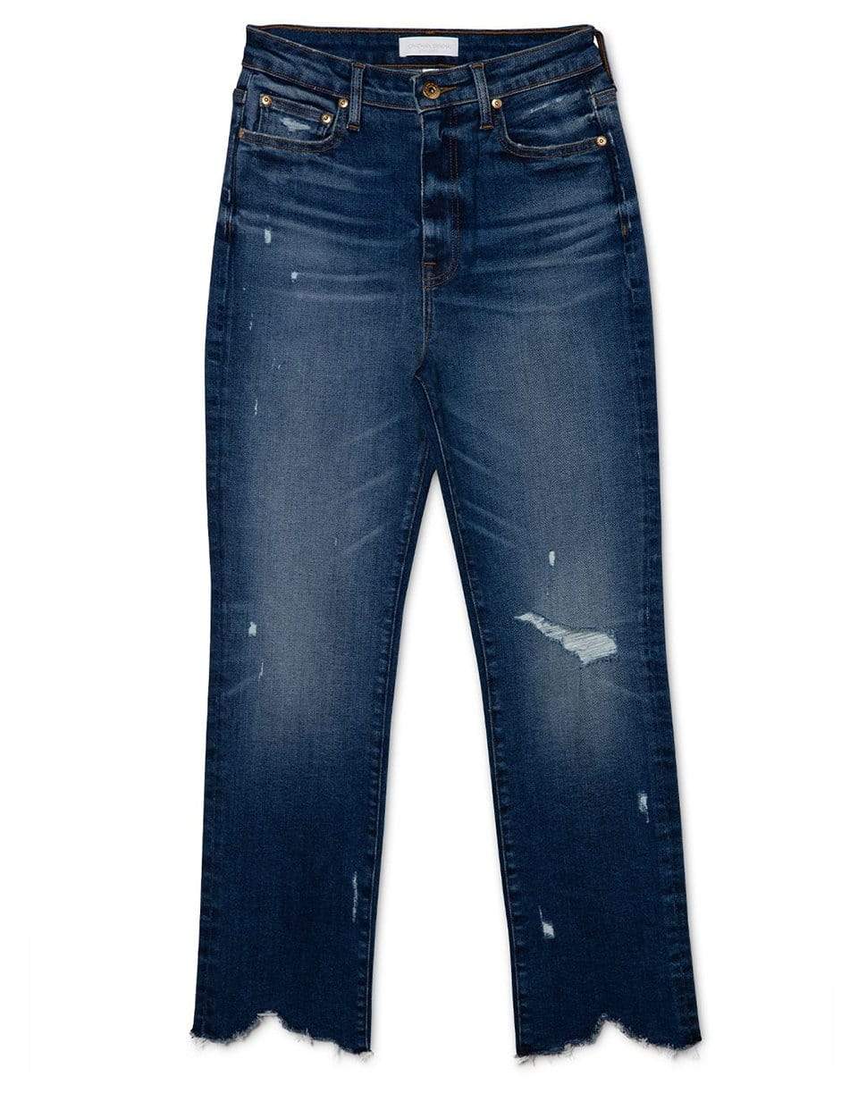 SIMKHAI-River High Rise Straight Jean-