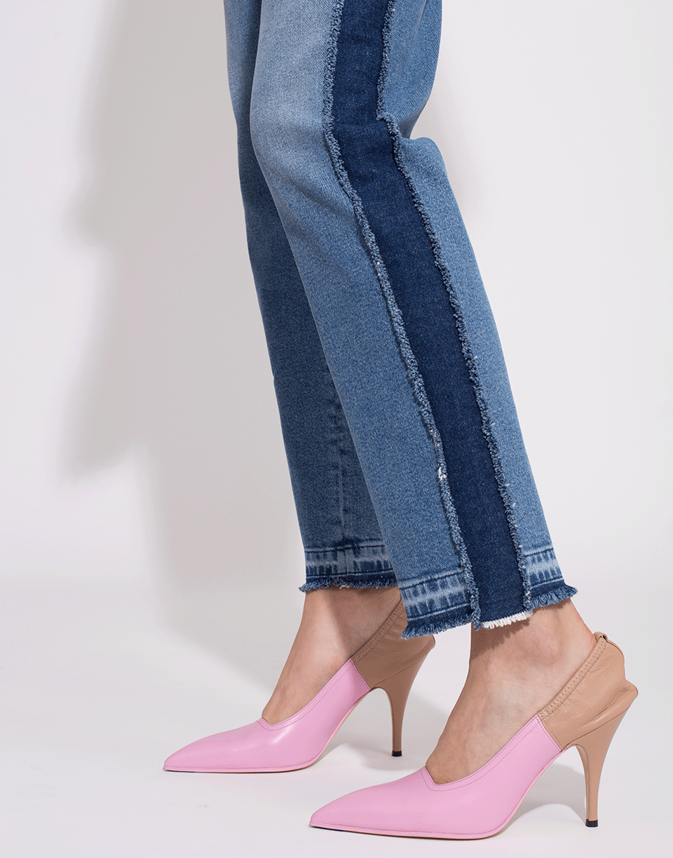 SIMKHAI-Patchwork E-Cig Jeans-