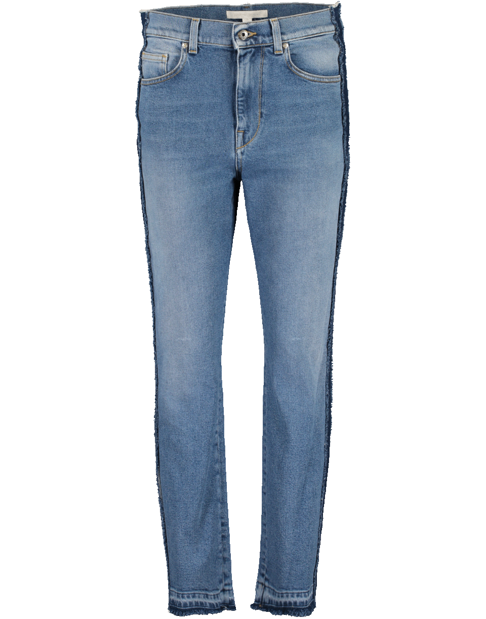 SIMKHAI-Patchwork E-Cig Jeans-