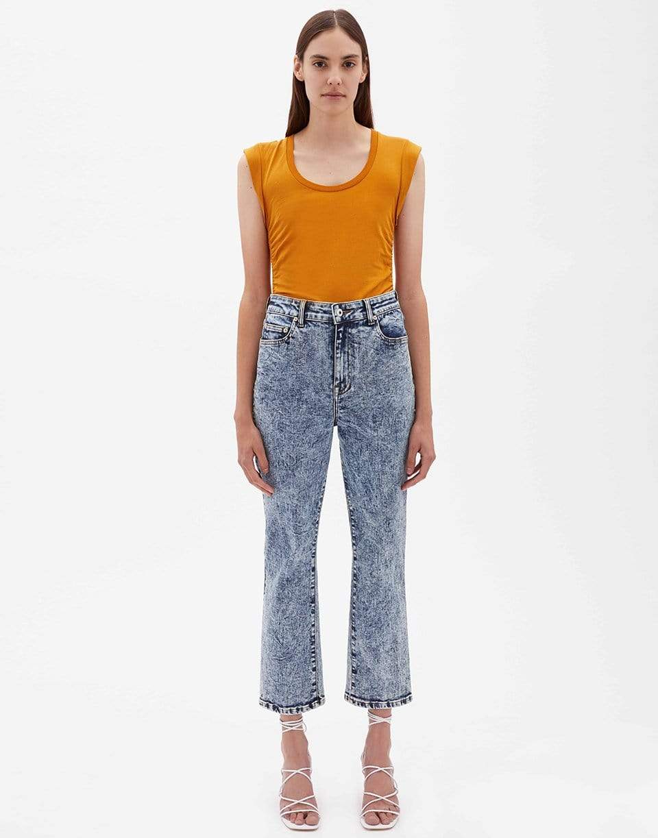 SIMKHAI-River High Rise Straight Pant-