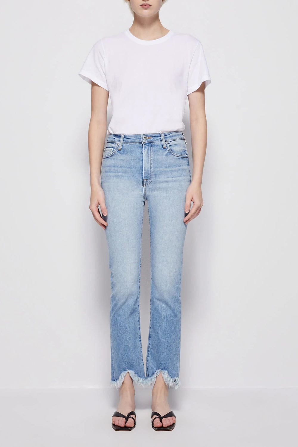 SIMKHAI-River High Rise Straight Leg Jean-