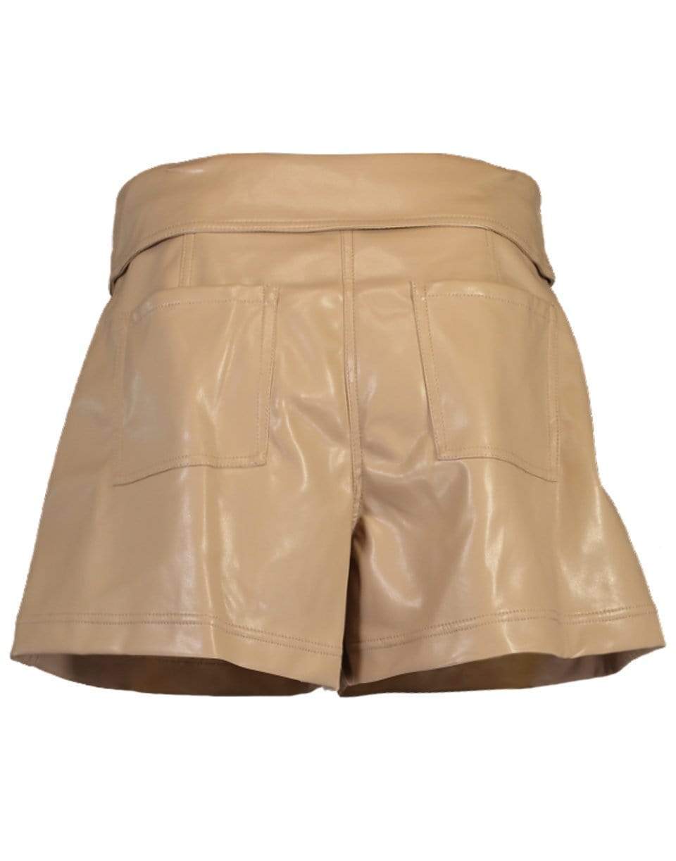 SIMKHAI-Mari Vegan Leather Tie Short-