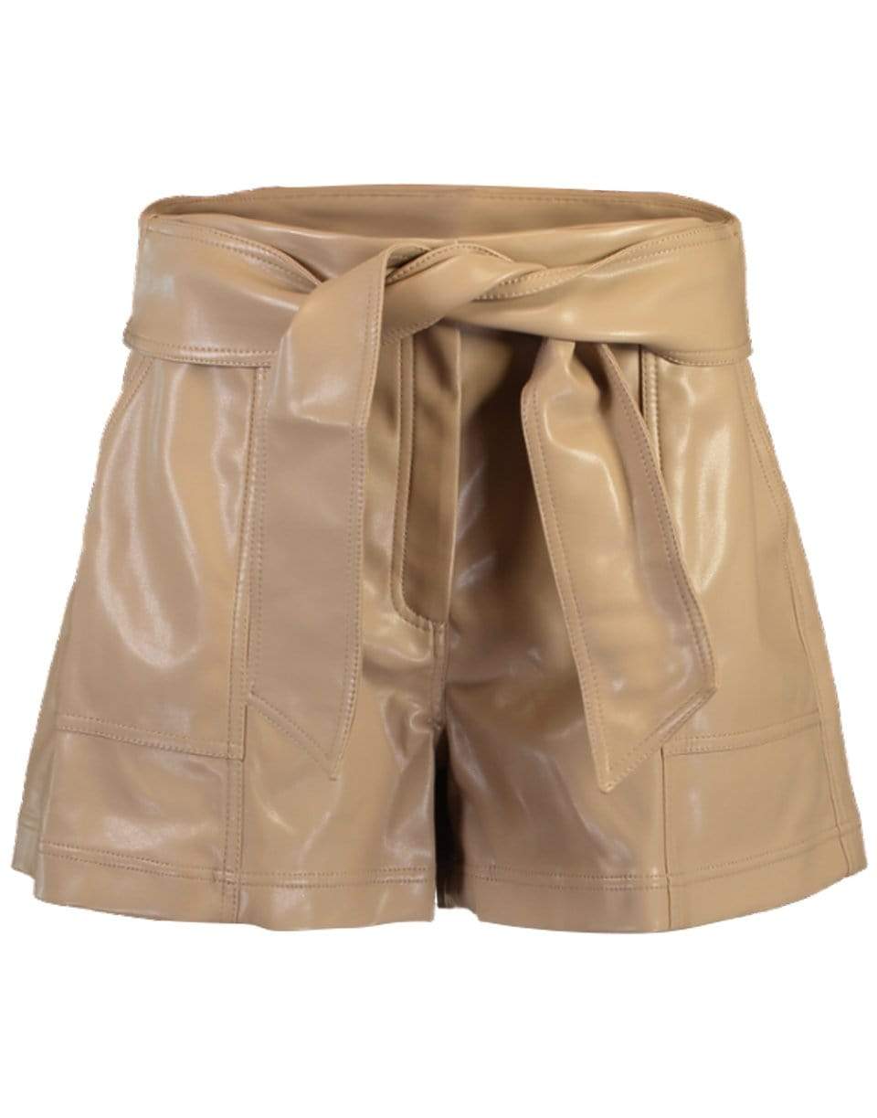 SIMKHAI-Mari Vegan Leather Tie Short-