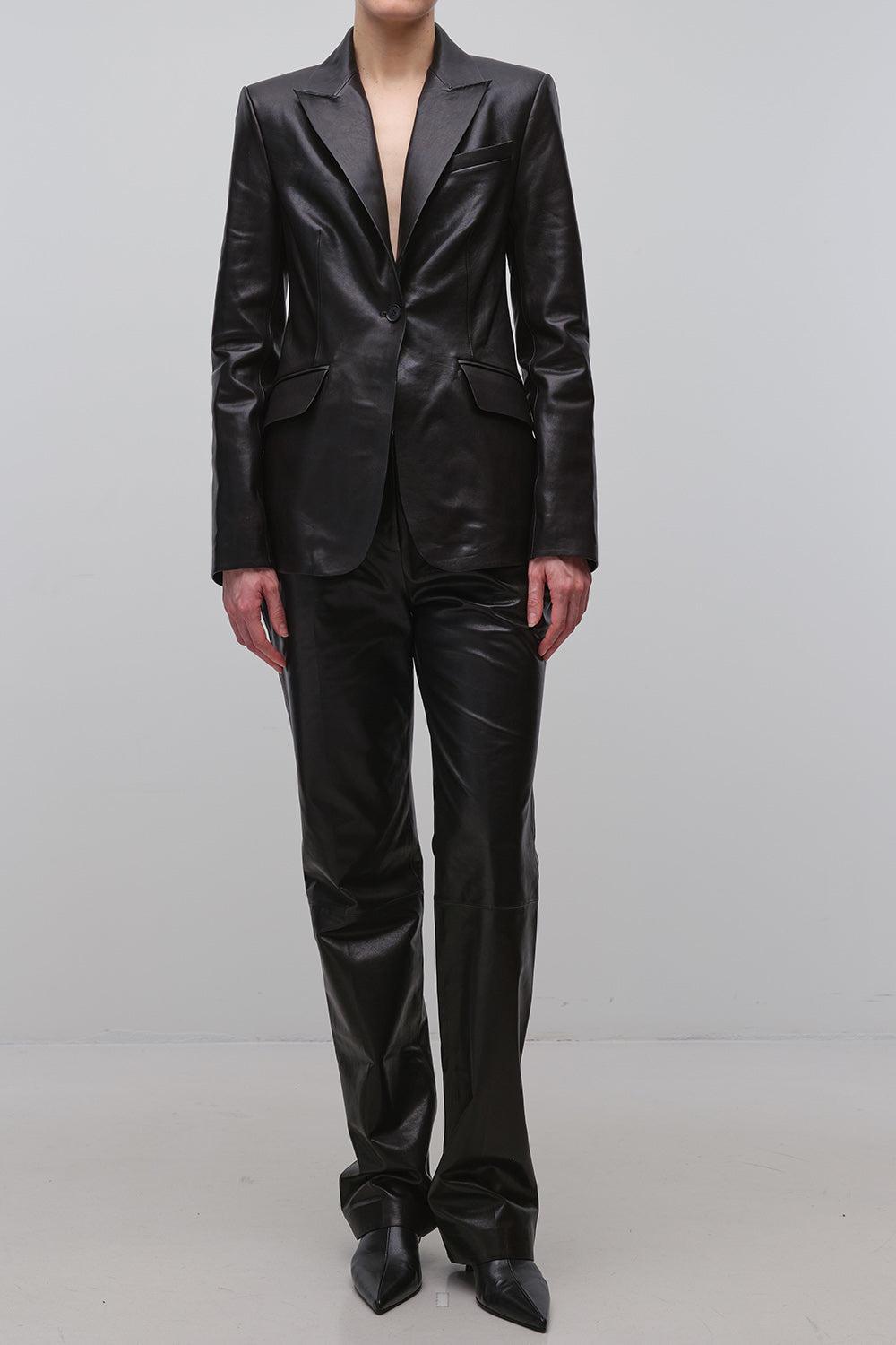 Ambrine Straight Leg Pant-BLACK-2-CLOTHINGPANTSLIM FIT-SIMKHAI