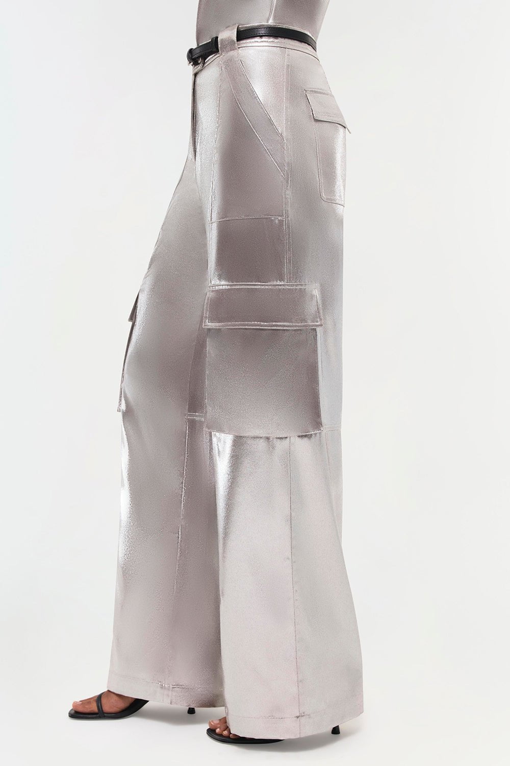 SIMKHAI-Beatriz Pant - Silver-