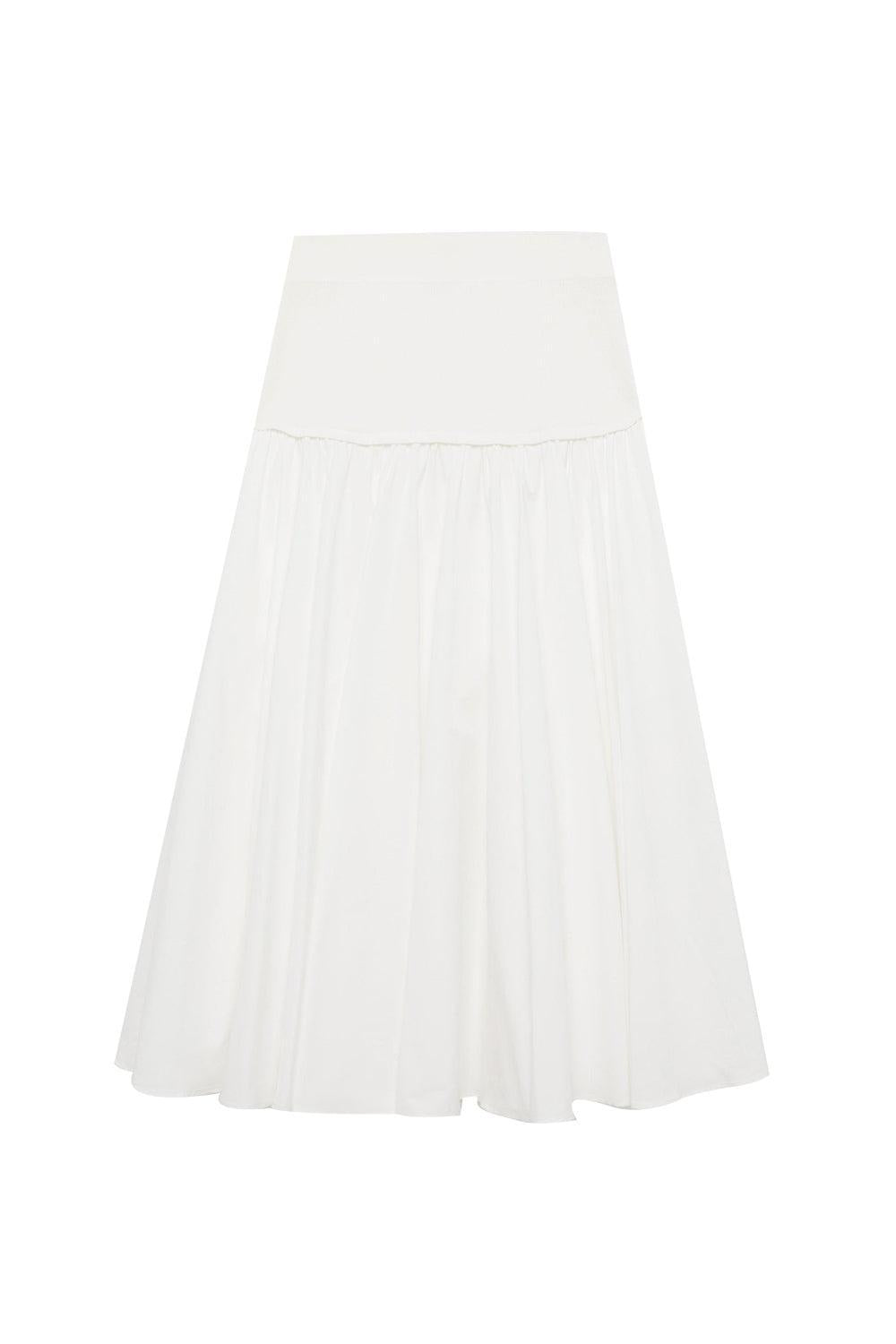 Stella Skirt - White-WHITE-XS-CLOTHINGSKIRTMIDI-SIMKHAI