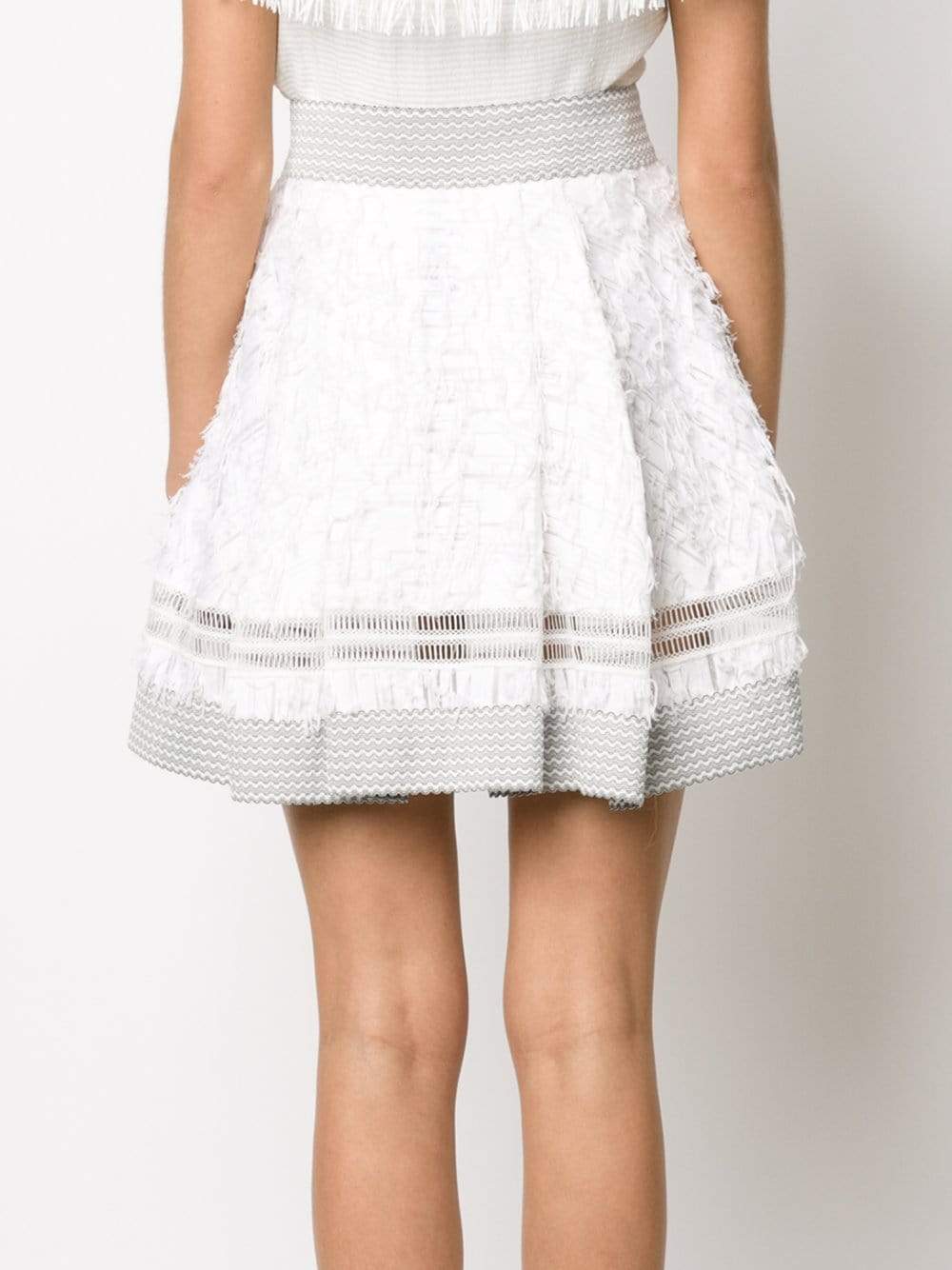 SIMKHAI-Fringe Mini Skirt-