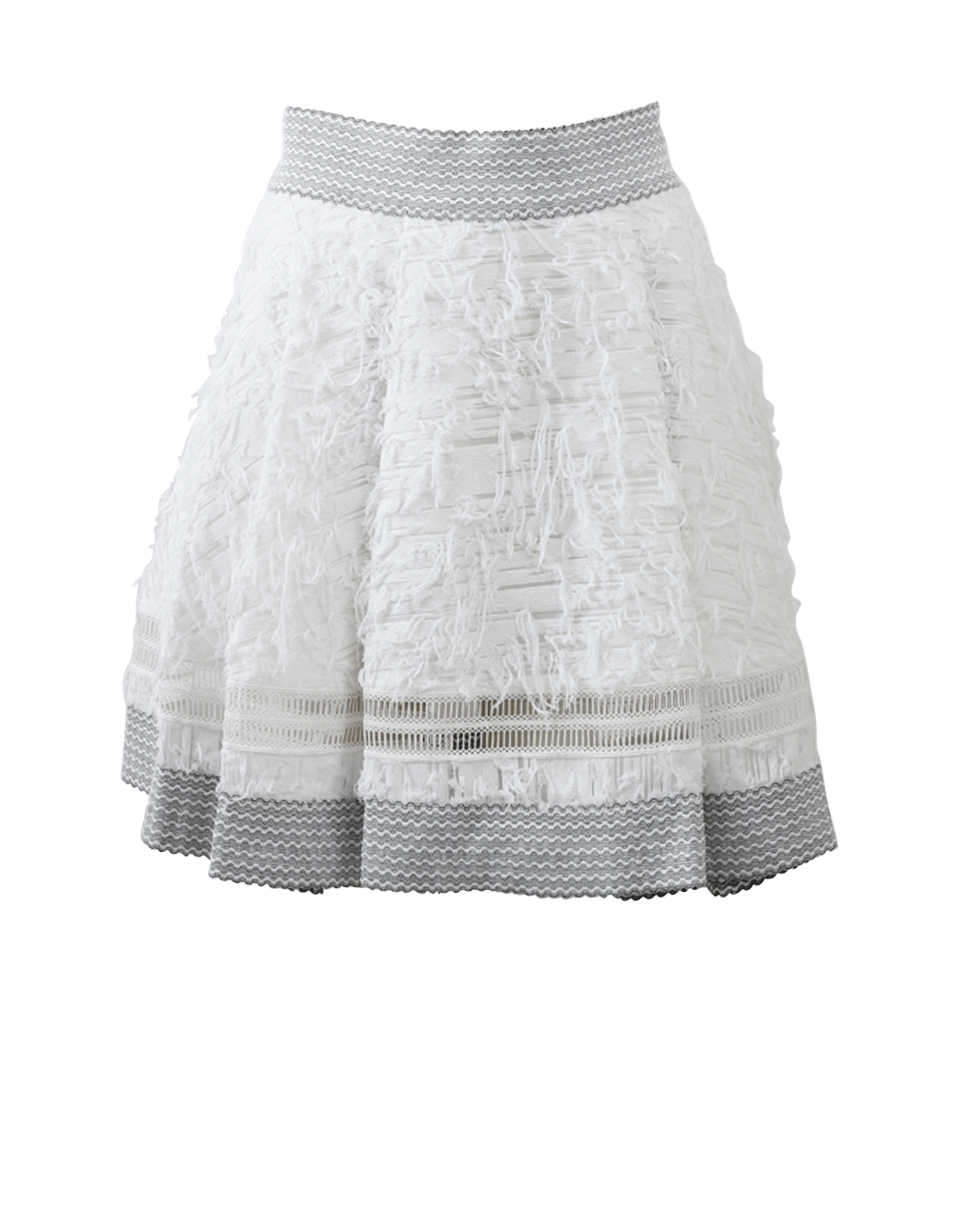 SIMKHAI-Fringe Mini Skirt-
