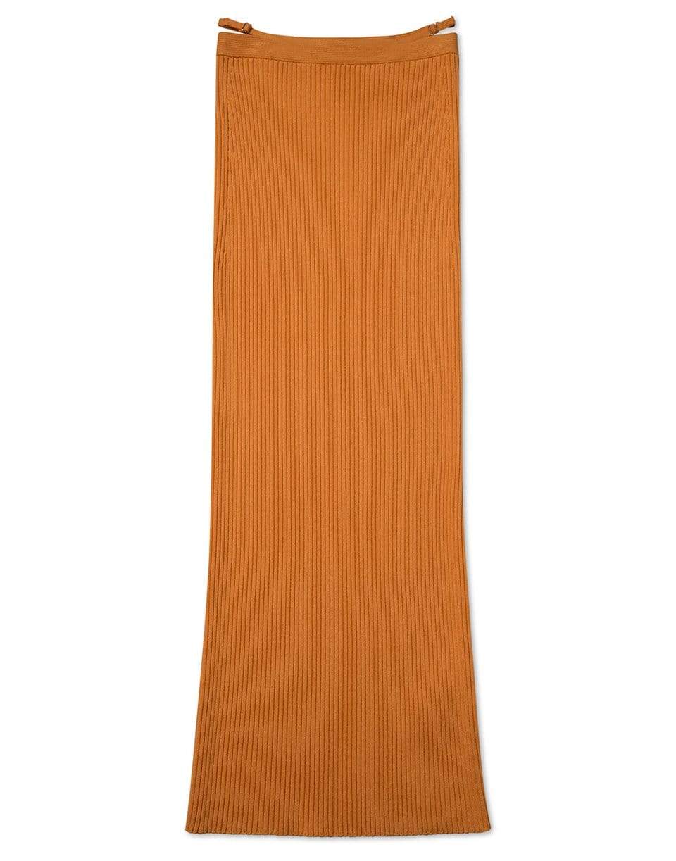 SIMKHAI-Sade Rib Knit Midi Skirt-