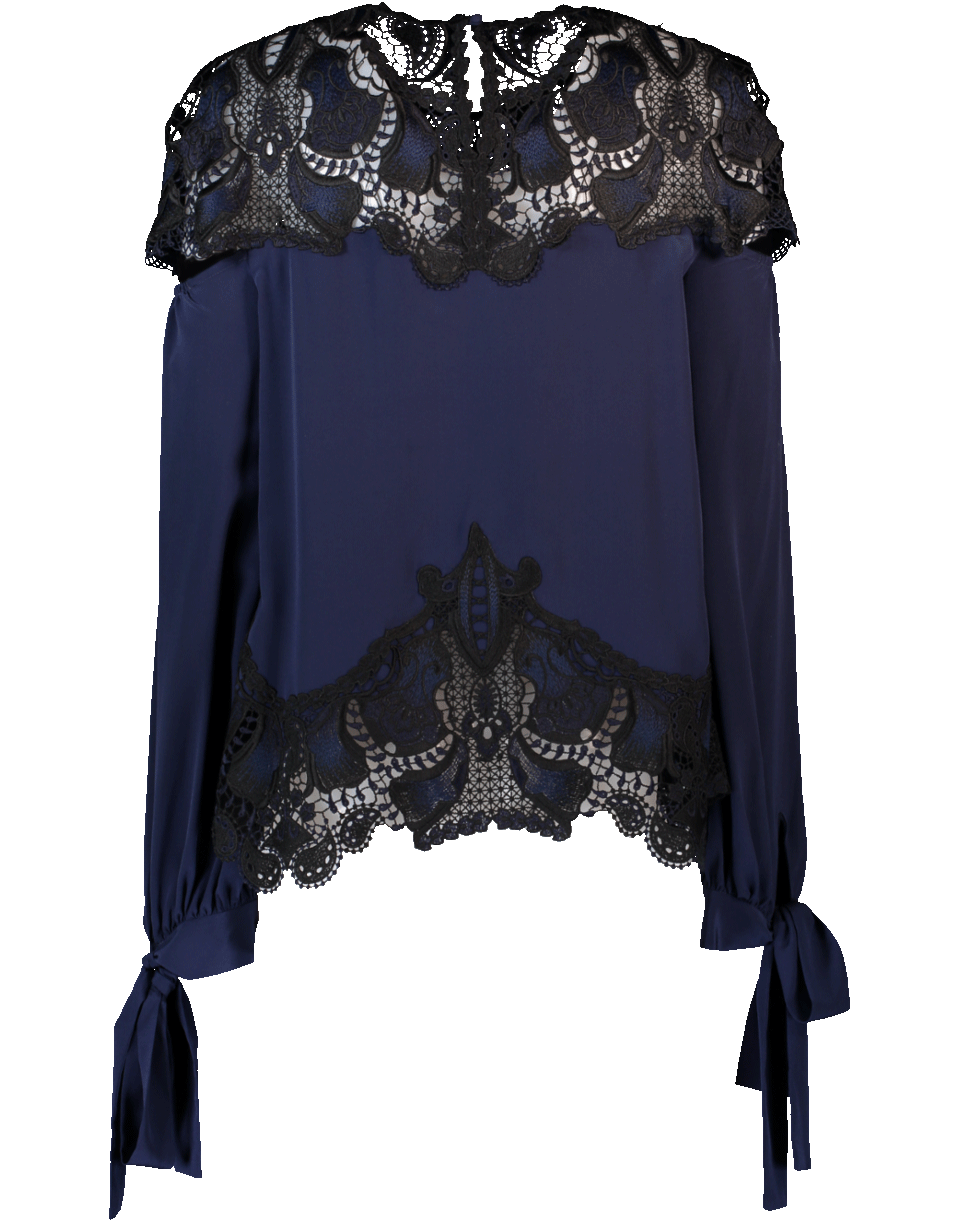 SIMKHAI-Applique Blouse-