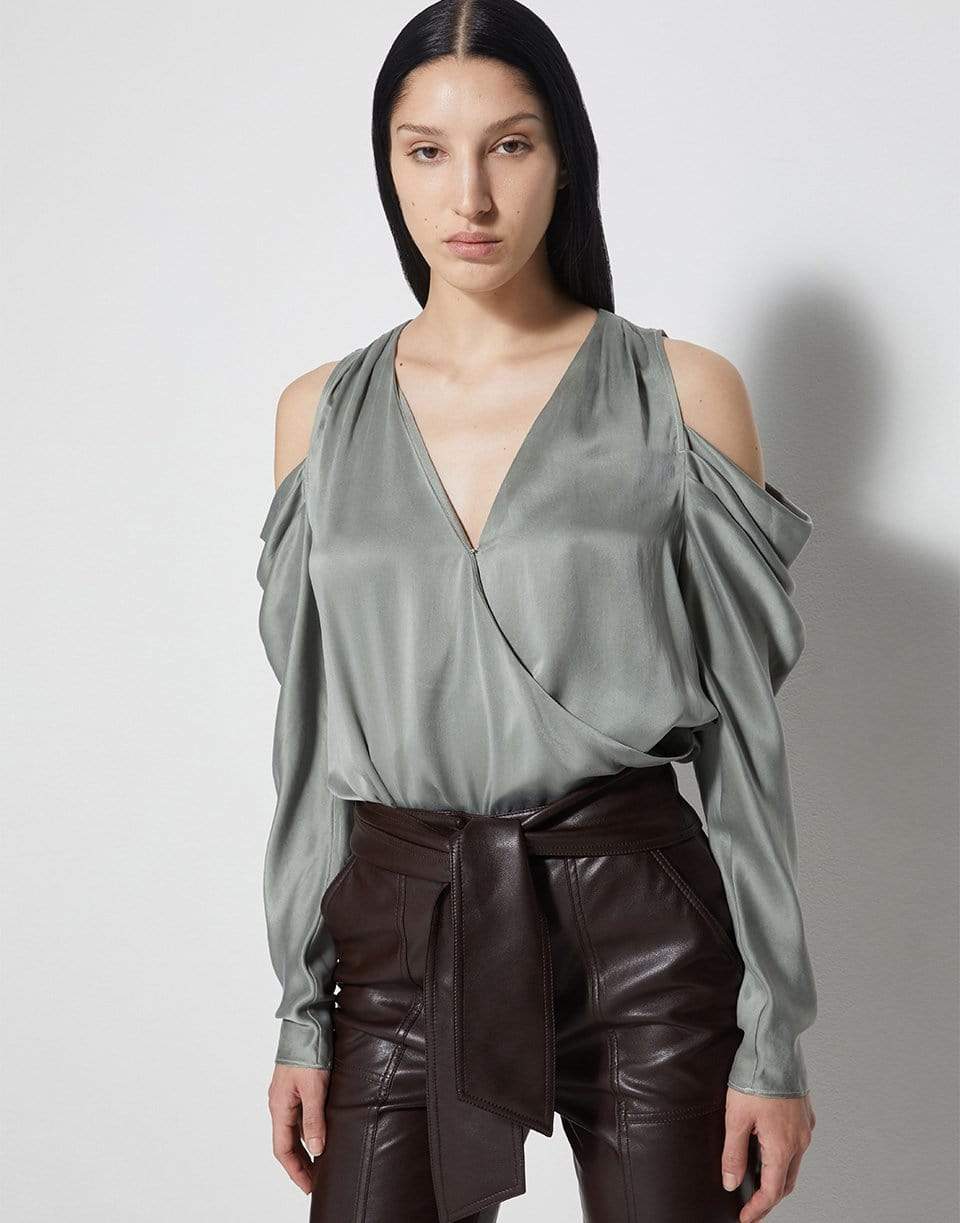 SIMKHAI-Remington Cold Shoulder Top-