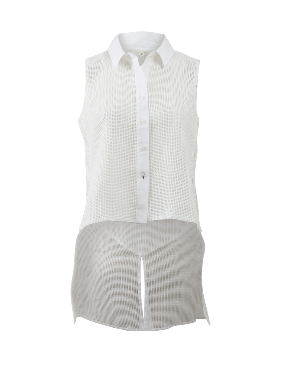 SIMKHAI-Sheer Oxford Tunic-