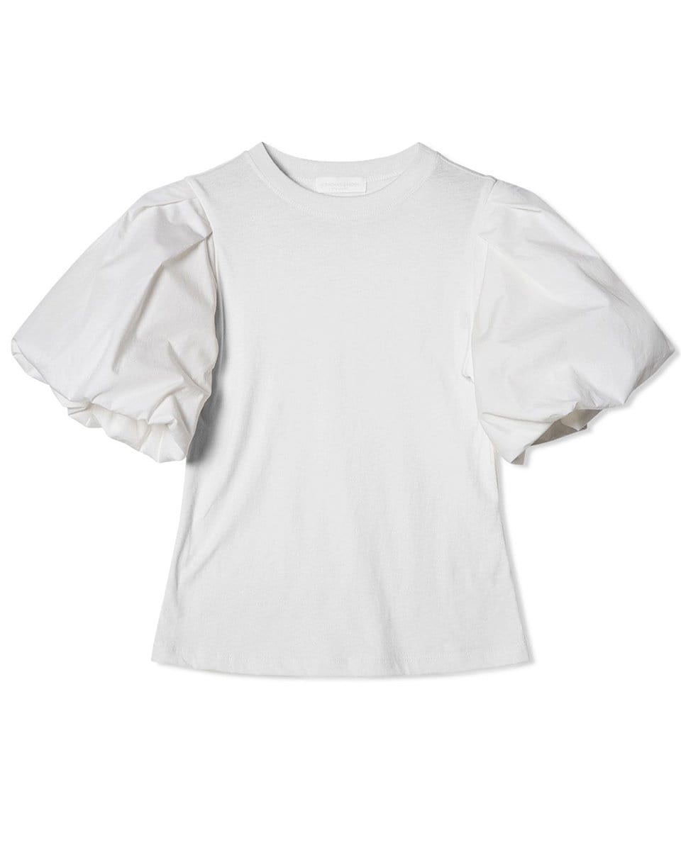 SIMKHAI-Denise Puff Sleeve Top-