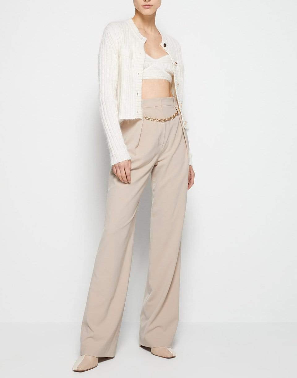 SIMKHAI-Maya Feathered Cardigan-