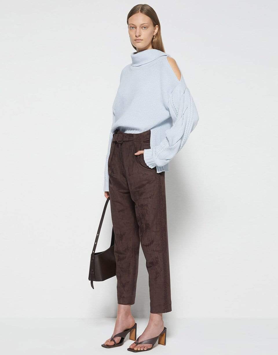 SIMKHAI-Chloe Ribbed Loungewear Top-