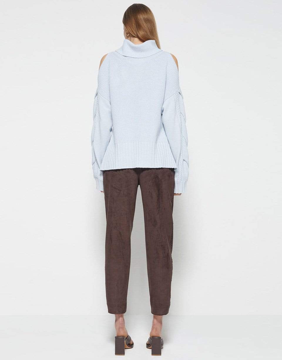 SIMKHAI-Chloe Ribbed Loungewear Top-