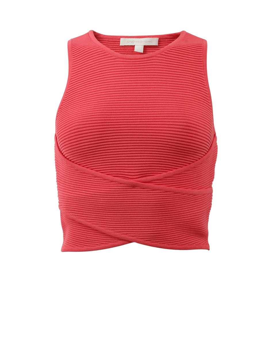 SIMKHAI-Criss-Cross Crop Top-