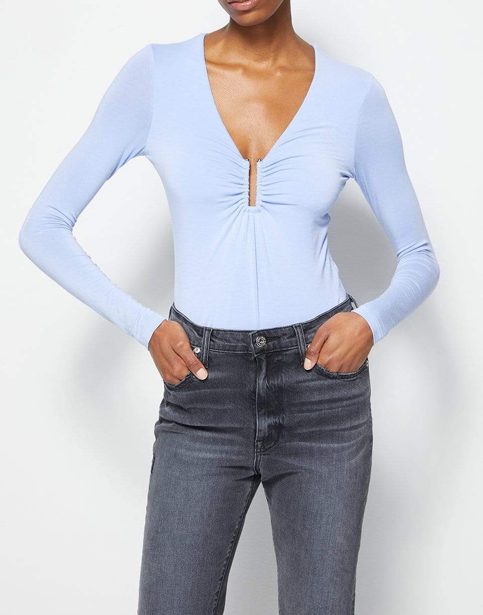 SIMKHAI-Madeline Matte Jersey Long Sleeve Top-